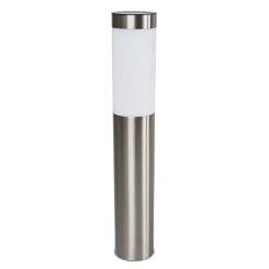 Lindby Solcellelamper|Terrassebelysning > LED-solcellelampe Aleeza, 61 cm, stål, jordspyd