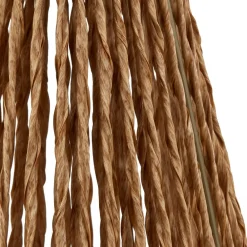 Lindby Dekorationsbelysning|Solcellelamper > LED-solcellelampe Amaria, rattan, lys, Ø 27 cm