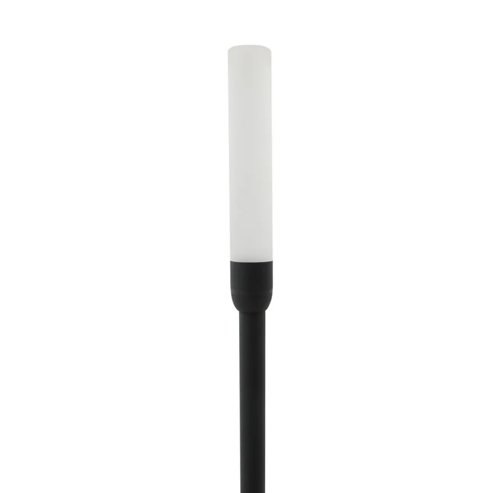 Lindby Dekorationsbelysning|Solcellelamper > LED-solcellelampe Balian, sæt med 3, sort, aluminium, 3000K