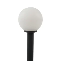 Lindby Solcellelamper|Udendørs Spot > LED-solcellelampe Freydis, sæt med 5, sort, 2.000 K