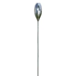 Dekorationsbelysning|Solcellelamper ^ Lindby LED-solcellelampe Jari, højde 122 cm, stål, klar