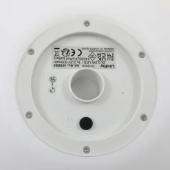 Dekorationsbelysning|Solcellelamper ^ Lindby LED-solcellelampe Lago, Ø 30 cm, kugle, jordspyd, hvid