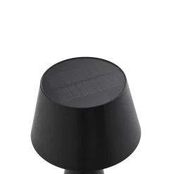 Lindby Solcellelamper > LED-solcellelampe Lirinor sort plast 13 cm