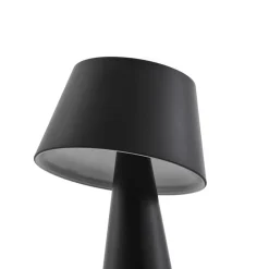 Lindby Solcellelamper > LED-solcellelampe Lirinor sort plast 13 cm