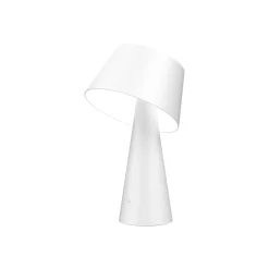Solcellelamper ^ Lindby LED-solcellelampe Lirinor, hvid, plast, Ø 13 cm