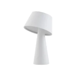 Solcellelamper ^ Lindby LED-solcellelampe Lirinor, hvid, plast, Ø 13 cm