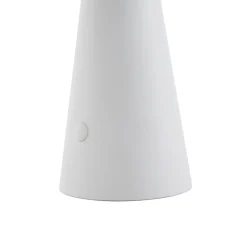 Solcellelamper ^ Lindby LED-solcellelampe Lirinor, hvid, plast, Ø 13 cm
