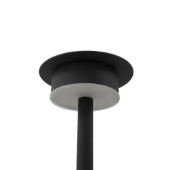 Solcellelamper|Udendørs Spot ^ Lindby LED-solcellelampe Lyris, sæt med 3, sort, aluminium, 3.000K