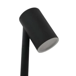 Lindby Dekorationsbelysning > LED-solcellelampe Myric, sæt med 3, sort, aluminium, 3.000K