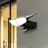 Solcelle Lampe Med Sensor|Væglampe Med Sensor ^ Lindby LED-solcellelampe Naelin, sort, sensor, IP44