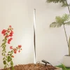 Dekorationsbelysning|Udendørs Spot ^ Lindby LED-solcellelampe Sabriel, lige, sort, aluminium, 3000K