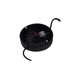 Lindby Solcellelamper > LED-solcellelampe Virane, sort, aluminium