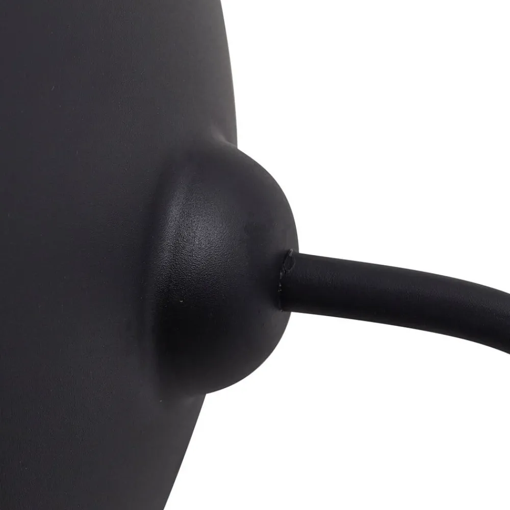 Lindby Solcellelamper > LED-solcellelampe Virane, sort, aluminium