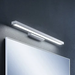 Lindby Væg- Og Spejllamper|Væglamper > LED-spejllampe Alenia, 60 cm, krom, aluminium, IP44