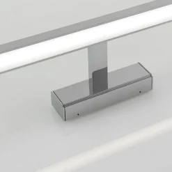 Lindby Væglamper > LED-spejllampe Jukka, 60 cm, krom, metal, IP44