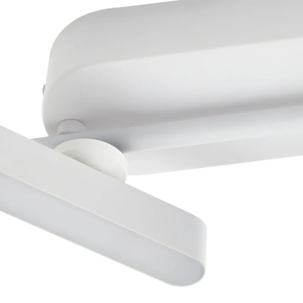 Lindby Loftlamper|Spotlights > LED-spotlight Eldrin, hvid, 6 lyskilder, lysliste