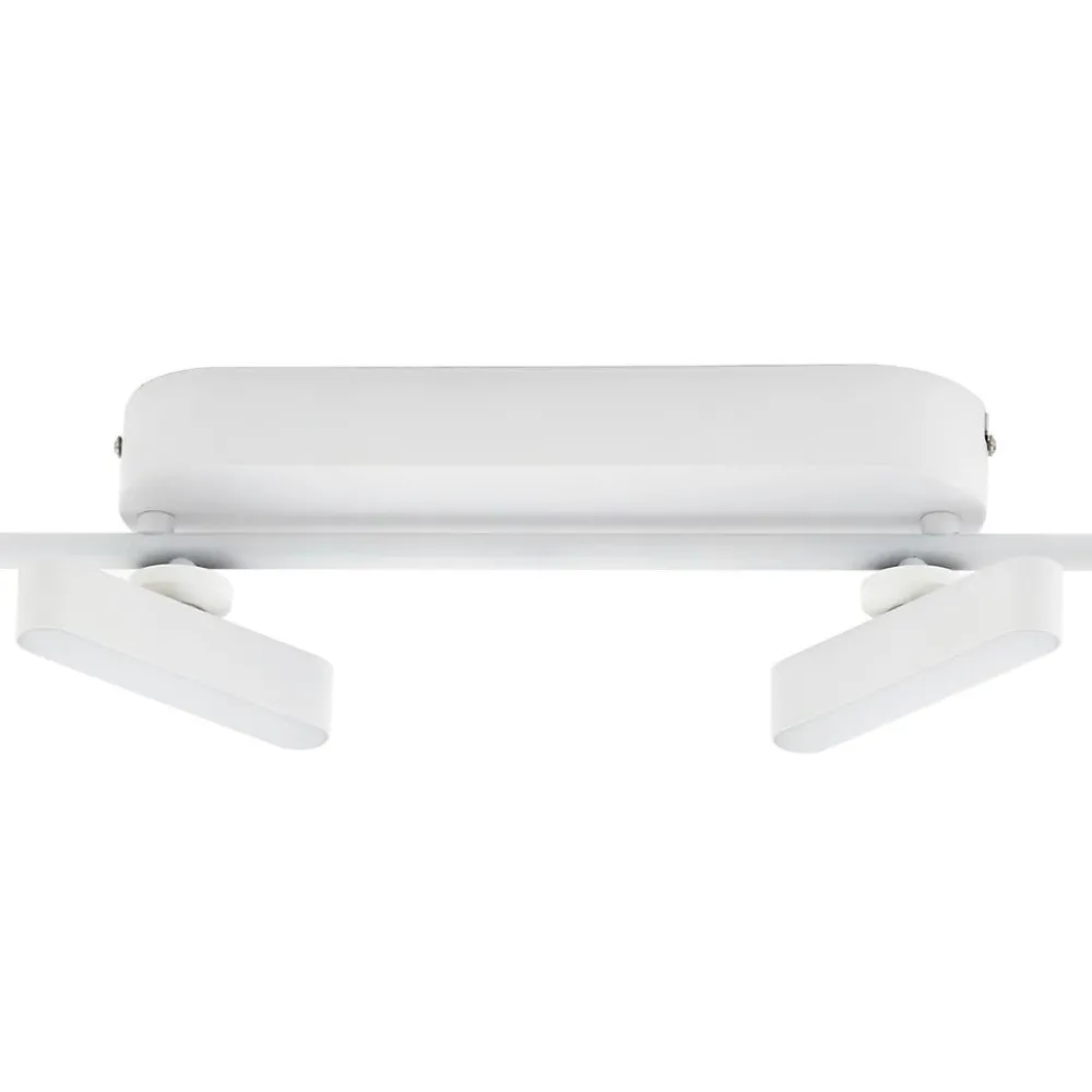 Lindby Loftlamper|Spotlights > LED-spotlight Eldrin, hvid, 6 lyskilder, lysliste