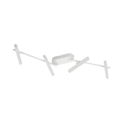 Lindby Gang|Loftlamper > LED-spotlight Eldrin, hvid, 4 lyskilder, lysliste