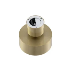 Lindby Loftlamper|Loftlamper > LED-spotlight Nivoria, Ø 14 cm, guldfarvet, drejeligt monteret