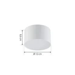 Loftlamper ^ Lindby LED-spotlight Nivoria, Ø 11 cm, 9 W, hvid, metal