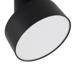 Loftlamper|Loftlamper ^ Lindby LED-spotlight Nivoria, Ø 14 cm, sort, drejelig