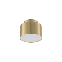 Lindby Gang|Loftlamper > LED-spotlight Nivoria, 11 x 9 cm, guldfarvet, metal