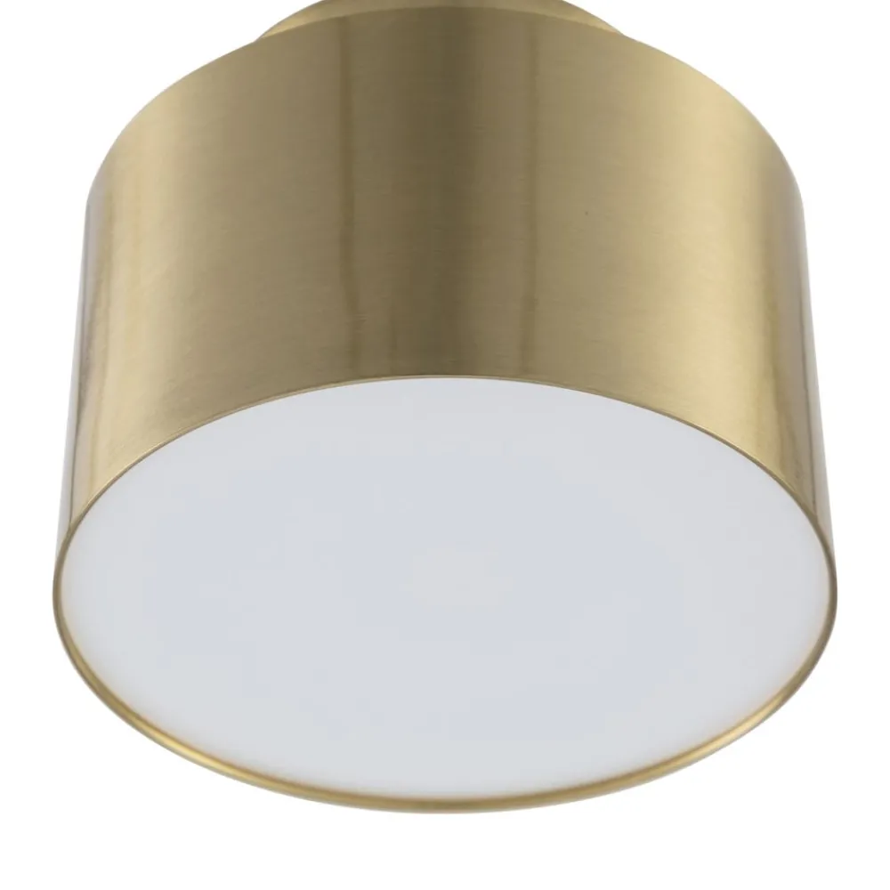 Lindby Gang|Loftlamper > LED-spotlight Nivoria, 11 x 9 cm, guldfarvet, metal