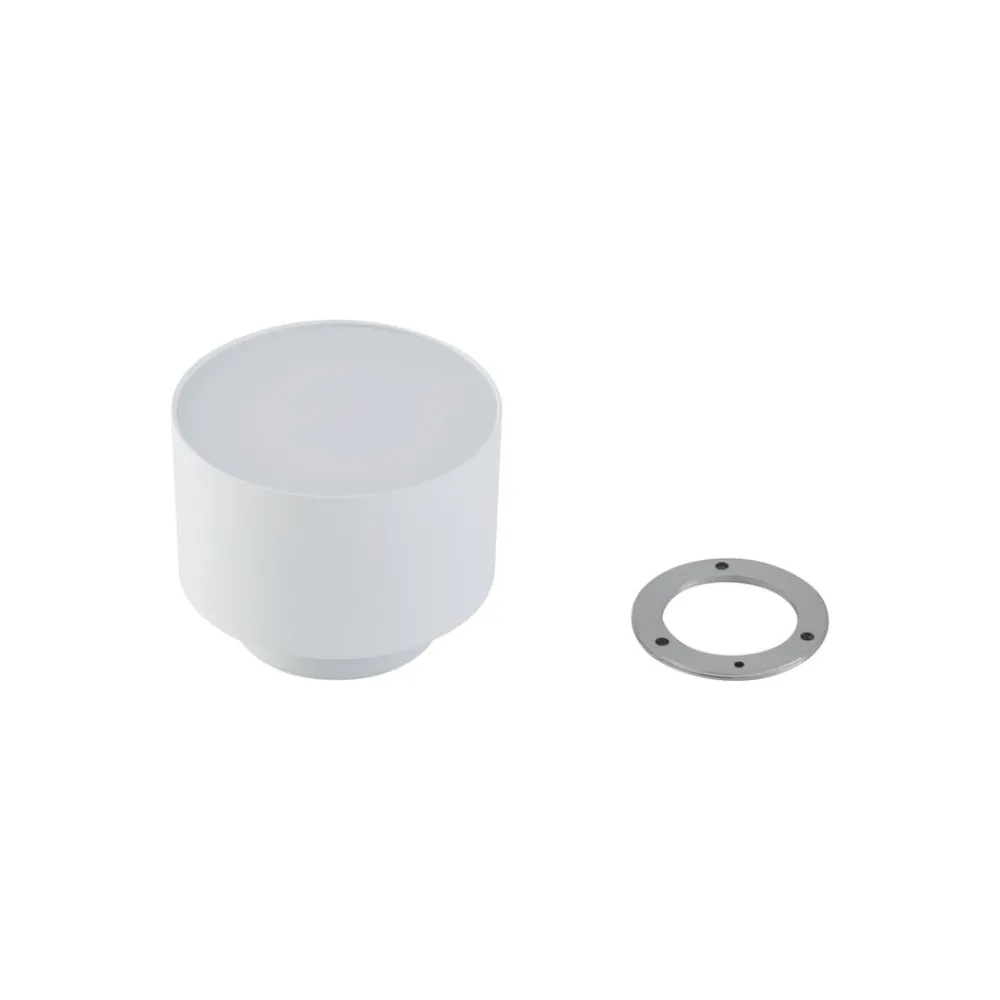Lindby Gang|Loftlamper > LED-spotlight Nivoria, Ø 11 cm, 15 W, hvid, metal