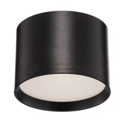 Gang|Loftlamper ^ Lindby LED-spotlight Nivoria, Ø 12 cm, 15 W, sort, metal