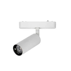 Lindby Skinnesystem > LED-spot 48 V Lumaro, hvid, Ø 4 cm, aluminium, dæmpbar