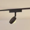 Lindby Skinnesystem > LED-spot 48 V Lumaro, sort, Ø 7,3 cm, aluminium, dæmpbar
