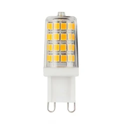 Lindby Led Pærer > LED-stiftsokkelpære, G9, 3 W, klar, 3.000 K, 330 lm