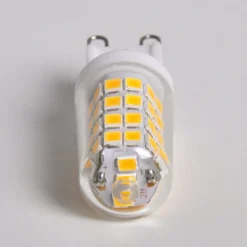 Lindby Led Pærer > LED-stiftsokkelpære, G9, 3 W, klar, 3.000 K, 330 lm