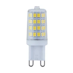 Lindby Led Pærer > LED-stiftsokkelpære, G9 3W, klar, 4.000 K, 350 lm