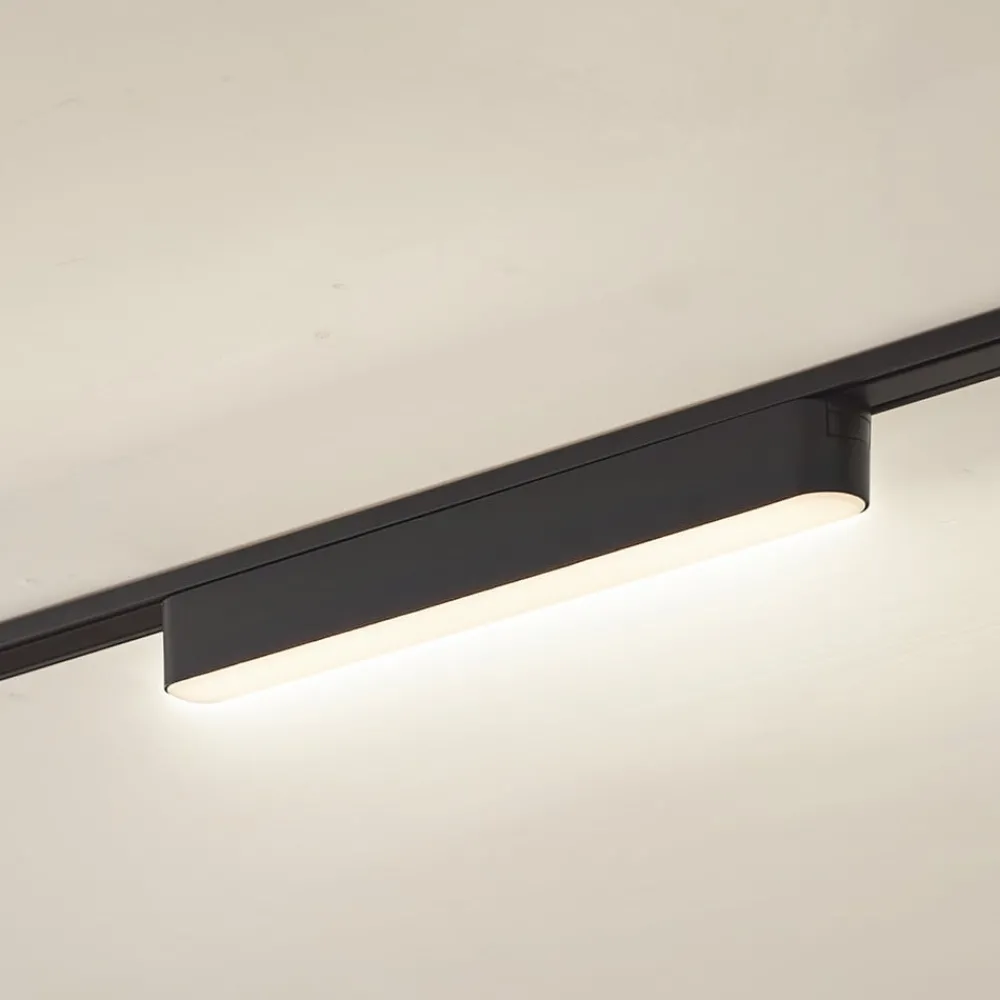 Lindby Gang|Skinnesystem > LED-strip 48 V Lumaro,sort,10W,plast,dæmpbar