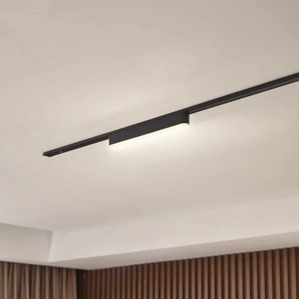 Lindby Gang|Skinnesystem > LED-strip 48 V Lumaro,sort,10W,plast,dæmpbar