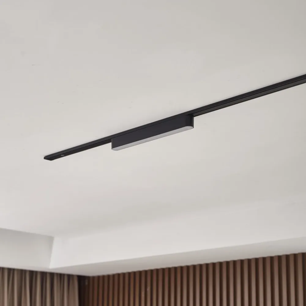 Lindby Gang|Skinnesystem > LED-strip 48 V Lumaro,sort,10W,plast,dæmpbar