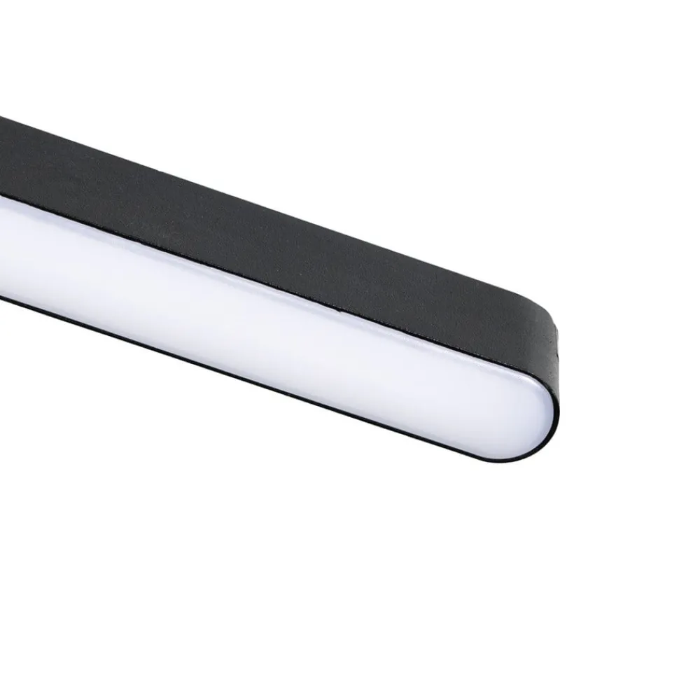 Skinnesystem ^ Lindby LED-strip 48 V Lumaro,sort,20W,plast,dæmpbar