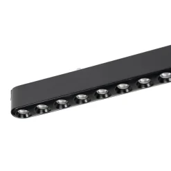 Lindby Skinnesystem > LED-strip 48V Lumaro,sort,12 punkter,2,4cm,dæmpbar