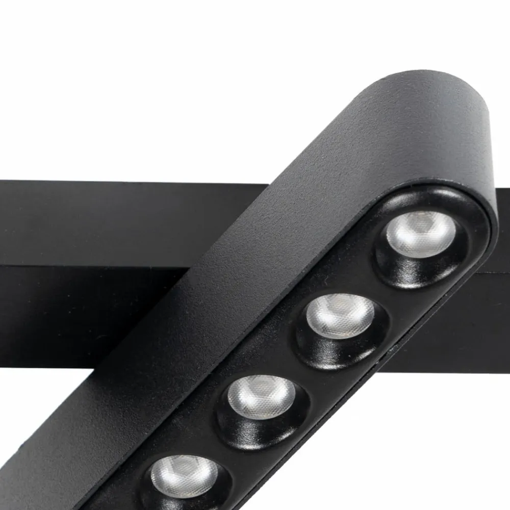 Skinnesystem ^ Lindby LED-strip 48V Lumaro,sort,6punkter,drejelig,dæmpbar