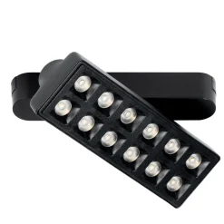 Lindby Skinnesystem > LED-strip 48 V Lumaro, sort, 12 punkter, dæmpbar