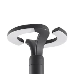 Terrassebelysning|Lygtepæle ^ Lindby LED-udendørslampe Keily, cirkel, antracit, metal