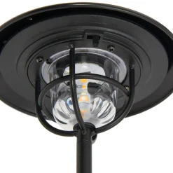 Lindby Udendørs Pendellamper > LED-udendørslampe Ketil, sort, jordspyd, batteri