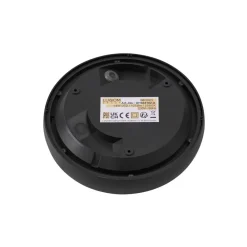 Lindby Udendørs Loftlamper > LED udendørs loftlampe Niniel, sort, Ø 25 cm