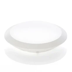 Lindby Terrassebelysning|Udendørs Loftlamper > LED udendørs loftlampe Naira, hvid, sensor, 30 cm, IP65