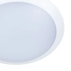 Lindby Terrassebelysning|Udendørs Loftlamper > LED udendørs loftlampe Naira, hvid, sensor, 30 cm, IP65