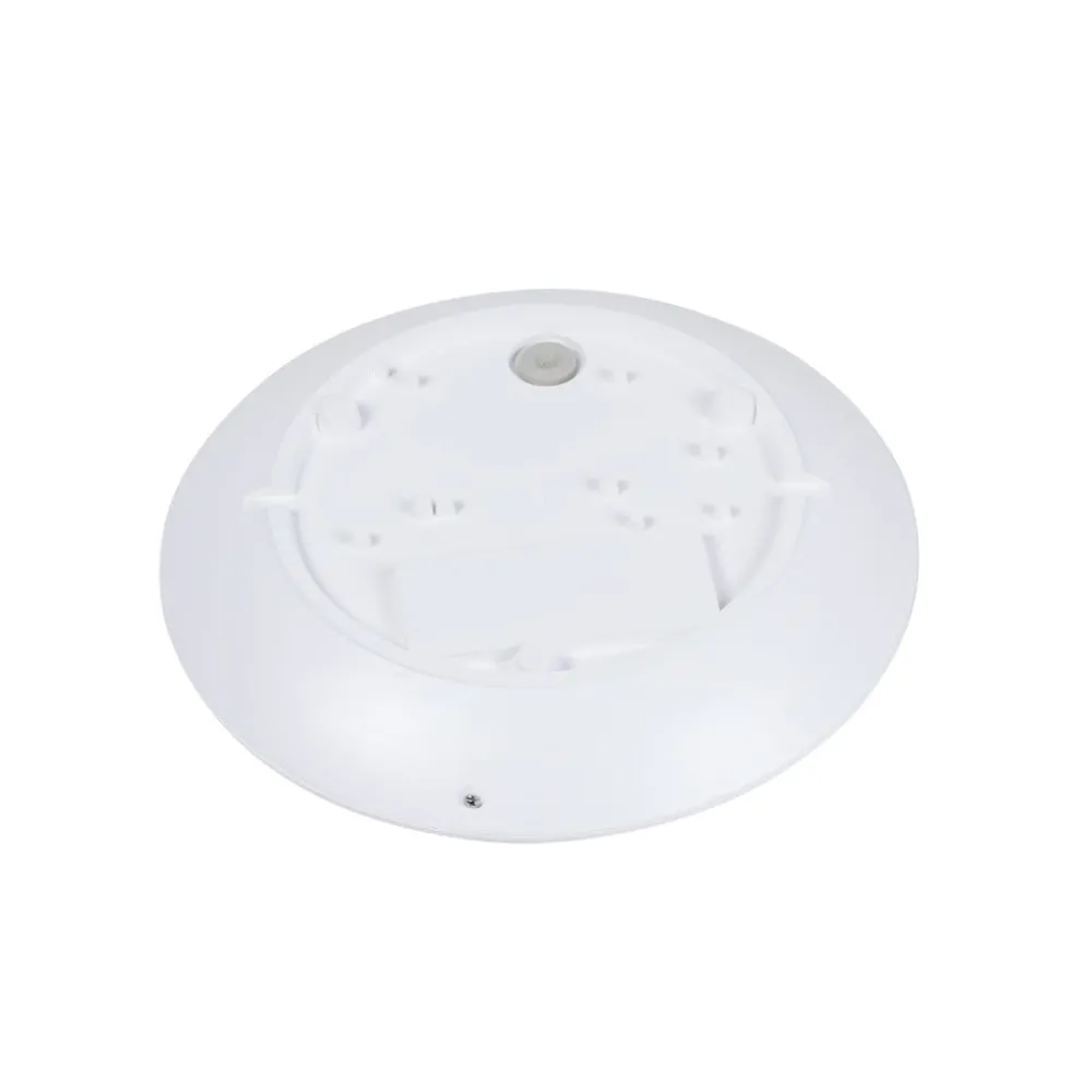 Lindby Terrassebelysning|Udendørs Loftlamper > LED udendørs loftlampe Naira, hvid, sensor, 30 cm, IP65