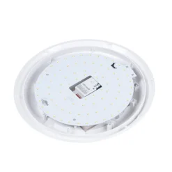 Lindby Terrassebelysning|Udendørs Loftlamper > LED udendørs loftlampe Naira, hvid, sensor, 30 cm, IP65