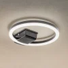 Lindby Terrassebelysning|Udendørs Loftlamper > LED udendørs loftlampe Finian, Ø 31 cm, CCT, dæmpbar