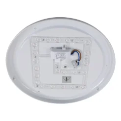 Lindby Udendørs Loftlamper > LED udendørs loftslampe Astera, hvid, 3.000 K, Ø 33 cm
